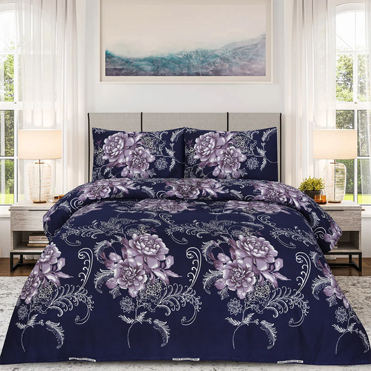 Myles Beauty - Premium Cotton Bed Sheet Set