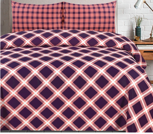 Edward-Premium Pure Cotton Bed Sheet Set
