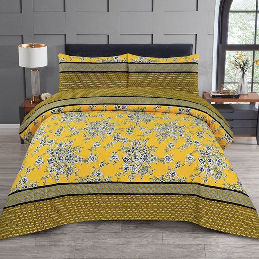 Sun Flower Beauty -Premium Cotton Bed Sheet Set
