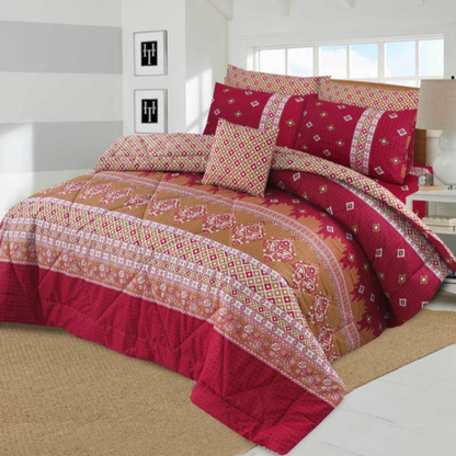 Laal -Summer Comforter Set (Light Filling)