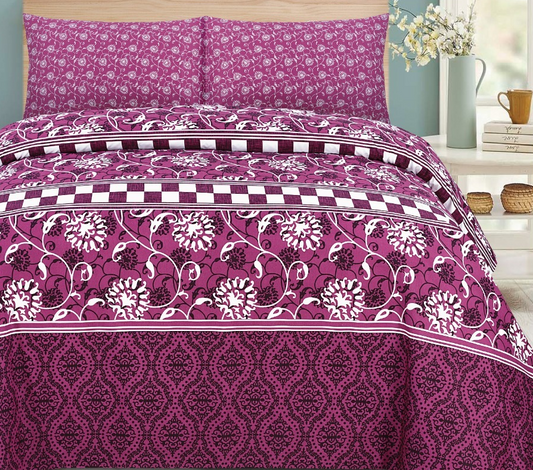 Levi-Premium Pure Cotton Bed Sheet Set