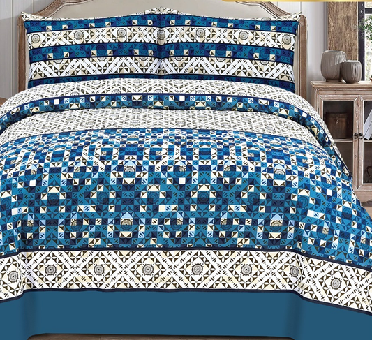 Jasper-Premium Pure Cotton Bed Sheet Set