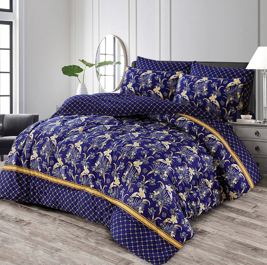 BLUE MORNIE-PREMIUM WINTER 6PCS RAZAI/QUILT SET