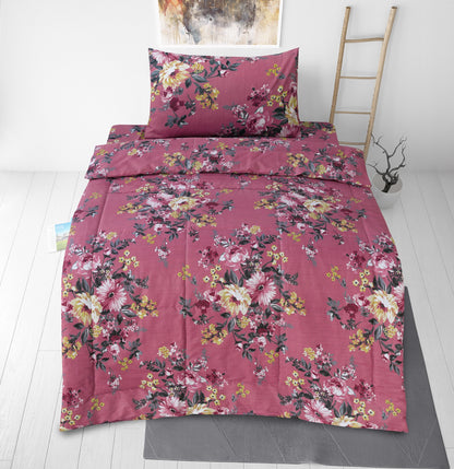 Tea Flower -Single COMFORTER Set