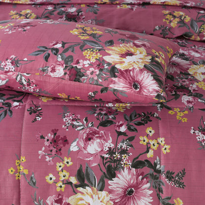 Tea Flower -Single COMFORTER Set