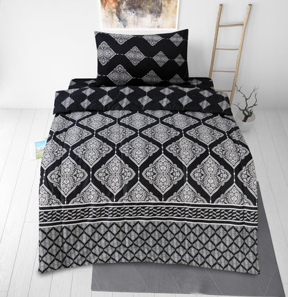 Black Leaves -Single COMFORTER Set